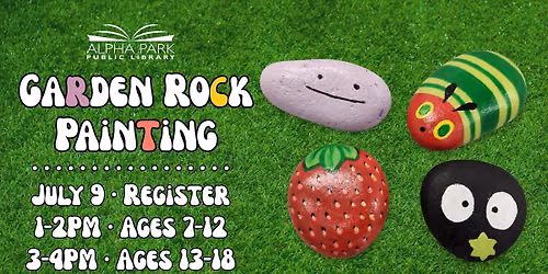 Garden Rock Painting
