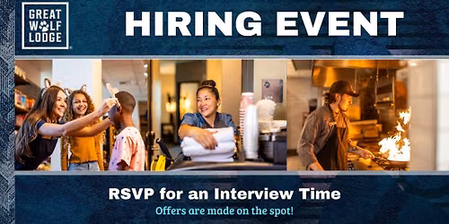 Great Wolf Lodge Housekeeping Hiring Event