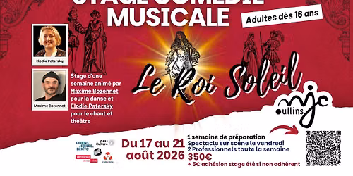 Stage Com\u00e9die Musicale Adultes