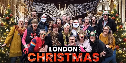London Christmas Lights Tour - With Christmas Music