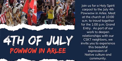 Join us for the Arlee July 4th Powwow
