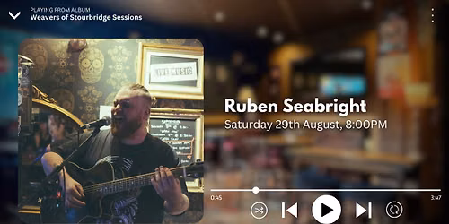 Live Music from Ruben Seabright!