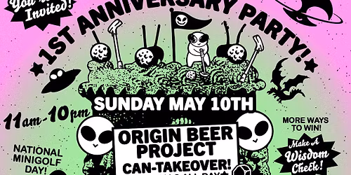 The Dust Planet First Anniversary Party & Minigolf Tournament!