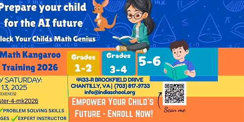 Math Kangaroo 2026 - Prepare your child for the AI Future