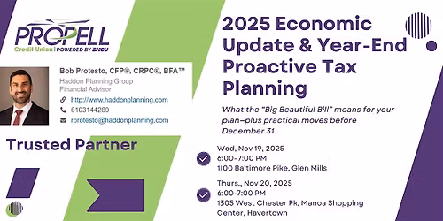 2025 Economic Update & Year-End Proactive Tax Planning
