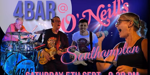 4Bar plays O'Neills Southampton