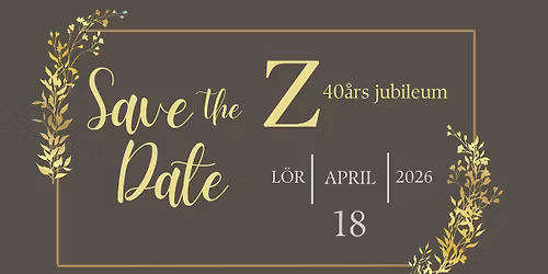 40 \u00e5rs jubileum