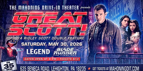 Great Scott! LEGEND + BLADE RUNNER: The Final Cut (on 35mm)