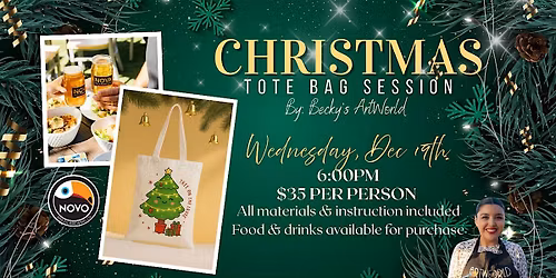 Christmas Tote Bag Session