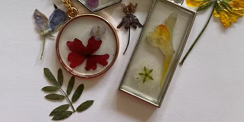 Pressed flower jewelry class at Saturday Morning\u2018s Home Decor-Frankenmuth