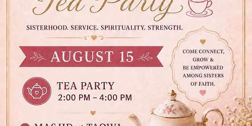 Recruitment tea party