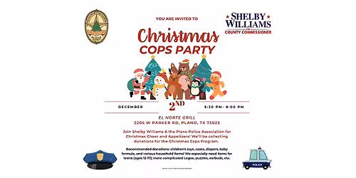 Christmas Cops and Shelby Williams!