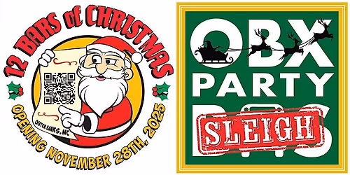 12 Bars of Christmas VIP crawl on the OBX Party Sleigh (DAY GOLD ROUTE)