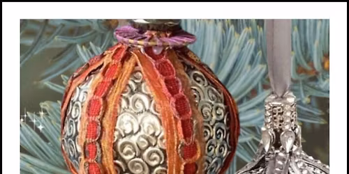 Embossed Aluminium Bauble