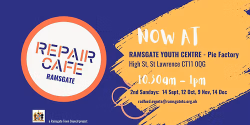 Ramsgate Repair Cafe @ Youth Centre CT11 0QG