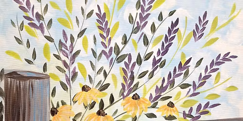 Floral Fence! Fundraising Paint Party!