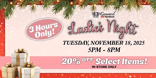 Gemmen's Ace Hardware's Ladies Night 