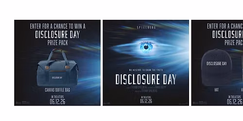 Disclosure Day--Prize Pack Contest--Playing June 12th week at Aurora Cineplex