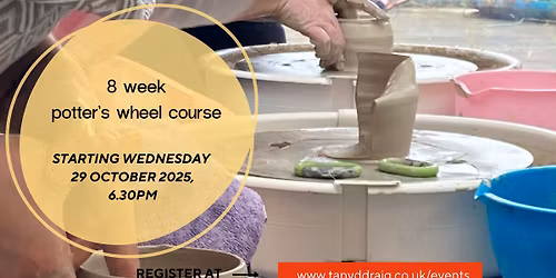 8 week potter's wheel course - Wednesday