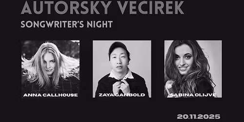 Autorsk\u00fd ve\u010d\u00edrek - Ganbold, Callhouse & Olijve