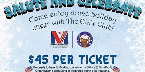 Salute & Celebrate The Veterans with the Poughkeepsie Elks!