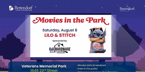 Movies in the Park - Lilo & Stitch