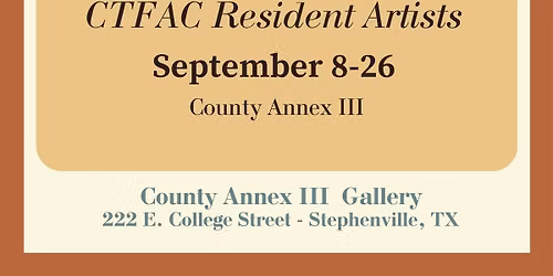 CTFAC presents "Spirit of the West" works by CTFAC Resident Artists