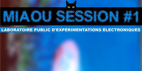 LE CHAT NOIR - MIAOU SESSION #01 \u2014 Laboratoire public de musiques \u00e9lectroniques
