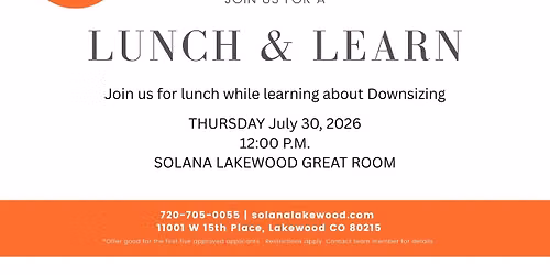 Downsizing Lunch and Learn