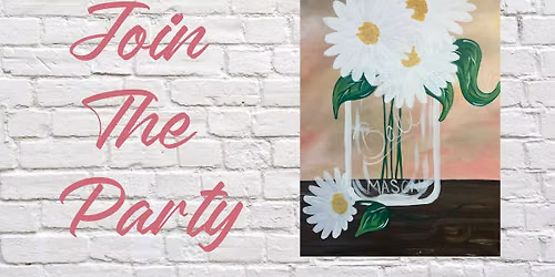 Daisies in a Mason Jar