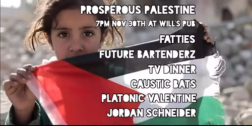 Pledge For a Prosperous Palestine - A Benefit Concert