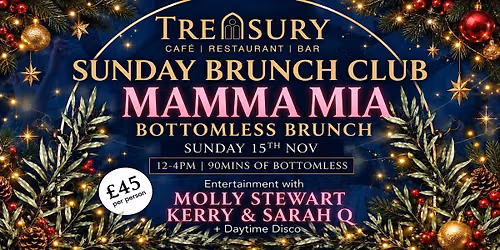Mamma Mia Christmas Bottomless Brunch with Molly Stewart & Friends