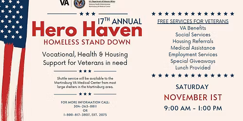 17th Annual Hero Haven Homeless Stand Down