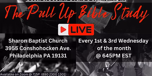 The Pull Up Bible Study Live