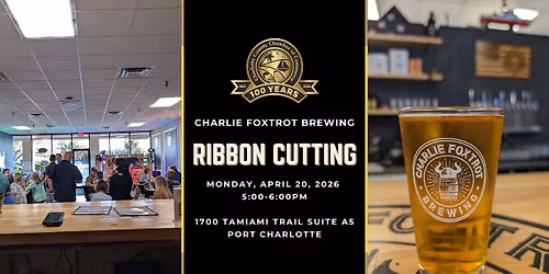 Charlie Foxtrot Brewing Ribbon Cutting