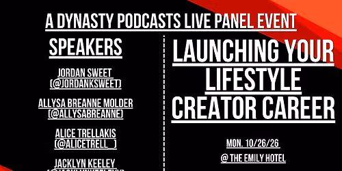 Launching Your Lifestyle Creator Career | FREE PANEL