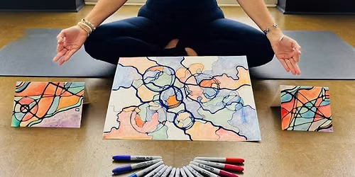 Yoga & Art - Lines of Connection: Yoga & Neurographic Drawing