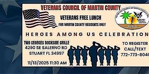 Martin County Residents Veterans Lunch Heroes Among Us Celebration