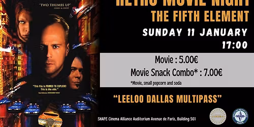 Retro Movie Night - The Fifth Element