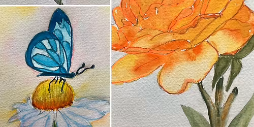 Floral Greeting Cards For Every Occasion  or Mini paintings Workshop
