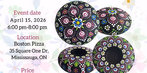 Mississauga-Hoppy Dots & Spring Bloom Dot-Painting Workshop