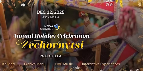 VECHORNYTSI: Nova Ukraine Annual Gala and Holiday Celebration