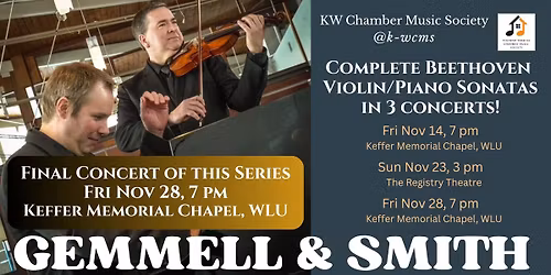 GEMMELL & SMITH, Complete Beethoven Violin\/Paino Sonatas