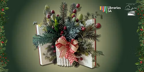 Christmas Themed Floral Book Vase Workshop