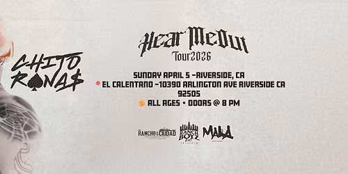 HEAR ME OUT TOUR 2026 RIVERSIDE