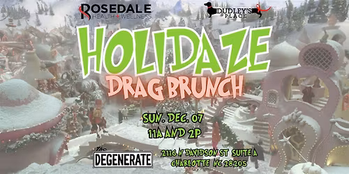 Dudley's Place Holidaze Drag Brunch
