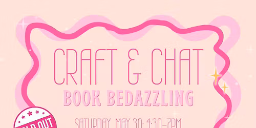 Craft & Chat: Book Bedazzling (SOLD OUT)