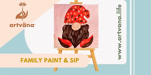 Artvana Kids & Family Painting class at Cafe Elite Lacey November 2025