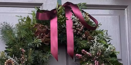 Teasses Christmas Wreath Workshop by Flora Alba