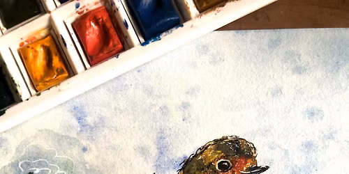 Festive watercolour & afternoon tea